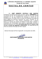 Edital de Contas do Executivo - 2023